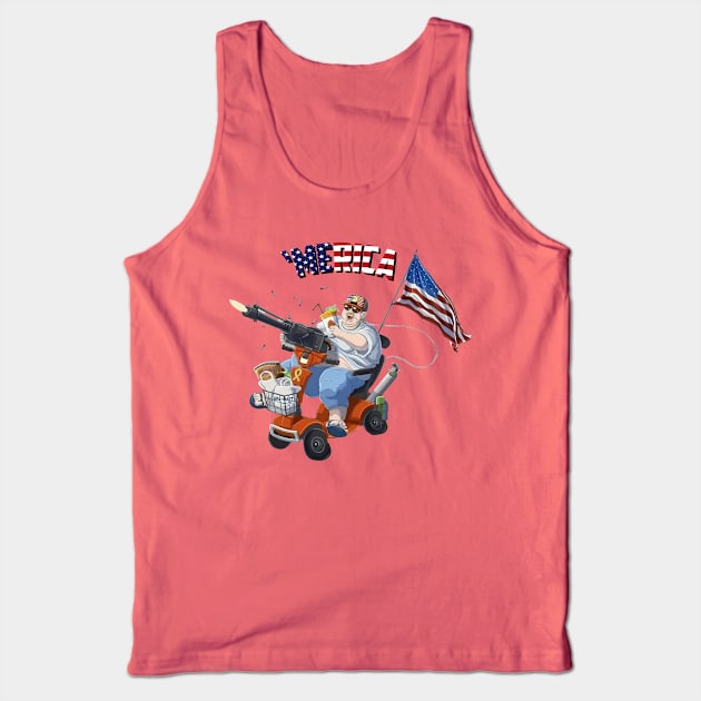 Merica! Tank Top by sketchfiles